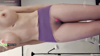 ST-458【独家炸裂 女神Witcher_DK黑贞超刺激吊带黑丝全裸抽插 (1)